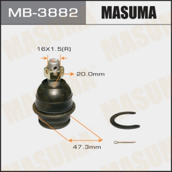 Шаровая опора Masuma MB-3882 , HILUX  KUN15  2004-  low
