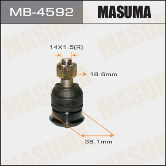 Шаровая опора Masuma MB-4592 front low NISSAN B12,P10,N13,HNB12, FNB12, B14, B15