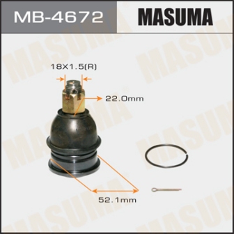 Шаровая опора Masuma MB-4672 CARAVAN, HOMY, E24