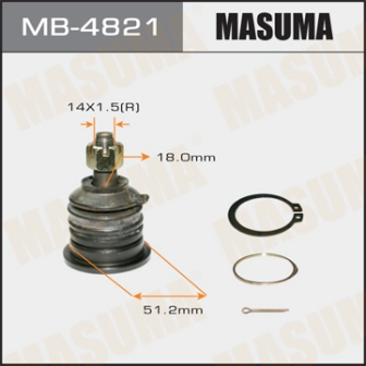 Шаровая опора Masuma MB-4821 front up DATSUN, D22