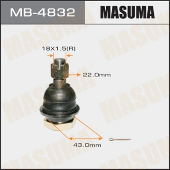 Шаровая опора Masuma MB-4832 front low DATSUN,D22