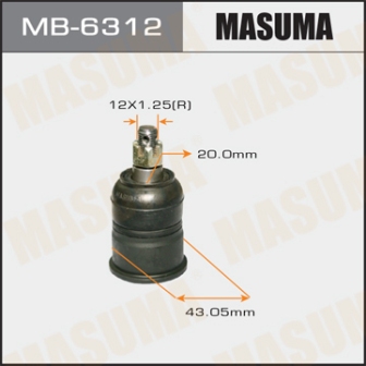 Шаровая опора Masuma MB-6312 front low ACCORD, CL7 03-05