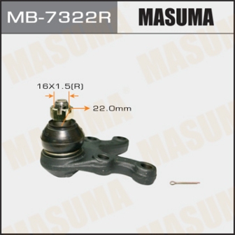 Шаровая опора Masuma MB-7322R front low DELICA,P23V, P25V, P23W, P25W RH