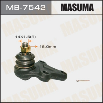Шаровая опора Masuma MB-7542 front low ESCUDO TA01