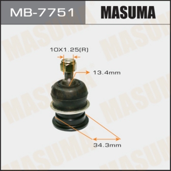 Шаровая опора Masuma MB-7751 front up GALANT, E52