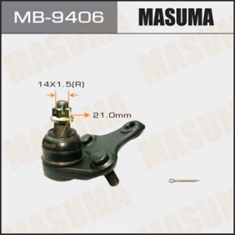 Шаровая опора Masuma MB-9406 front low AURIS,NZE15, ZRE15