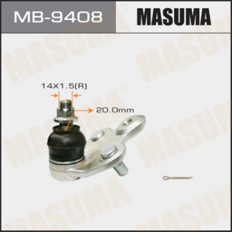 Шаровая опора Masuma MB-9408 front low CALDINA, T24