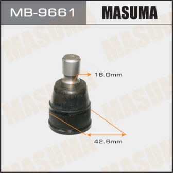 Шаровая опора Masuma MB-9661 front low MAZDA3 2009-