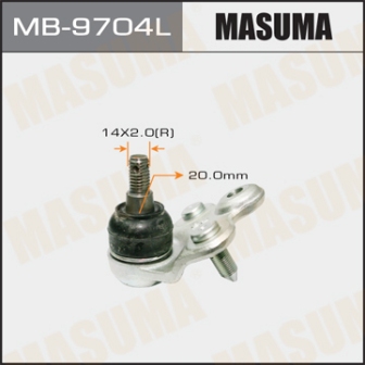 Шаровая опора Masuma MB-9704L front low CIVIC, FD1, FD3