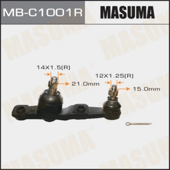 Шаровая опора Masuma MB-C1001R front low MARK X, CROWN, GRX12, GRS18 RH