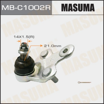 Шаровая опора Masuma MB-C1002R front low HIGHLANDER, ASU40, GSU45 09- RH