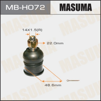 Шаровая опора Masuma MB-H072 front ACCORD INSPIRE ACURA CP3 08-
