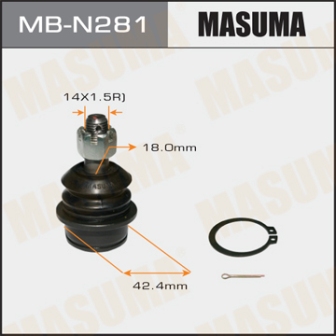 Шаровая опора Masuma MB-N281 front up PATHFINDER, R51M