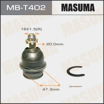 Шаровая опора Masuma MB-T402 front low PRADO, GRJ150, TRJ150