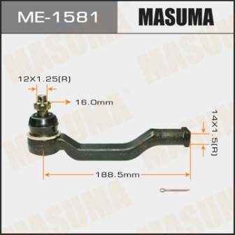 Наконечник рулевой тяги Masuma ME-1581 MPV LVEW
