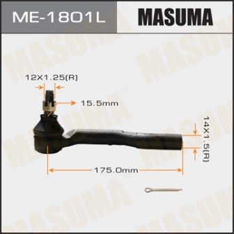 Наконечник рулевой тяги Masuma ME-1801L MAZDA2 LH