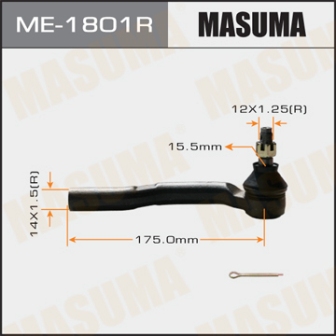 Наконечник рулевой тяги Masuma ME-1801R MAZDA2 RH