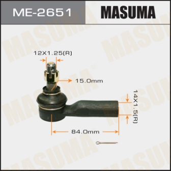 Наконечник рулевой тяги Masuma ME-2651 V2 E9 AE110 111 SXA10 ZNE14