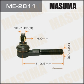 Наконечник рулевой тяги Masuma ME-2811 out S13