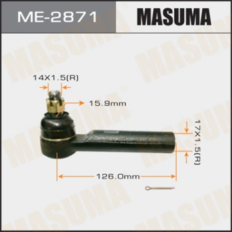 Наконечник рулевой тяги Masuma ME-2871 TOYOTA HIACE LH10 LH11 LH12