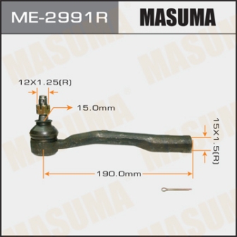 Наконечник рулевой тяги Masuma ME-2991R T19 RH