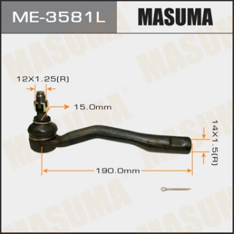 Наконечник рулевой тяги Masuma ME-3581L AVENSIS AT220 LH