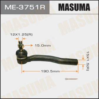 Наконечник рулевой тяги Masuma ME-3751R out WINDOM MCV30 CAMRY ACV RH