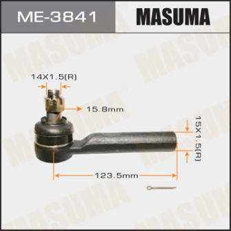 Наконечник рулевой тяги Masuma ME-3841 HILUX SURF RZN21 VXN21