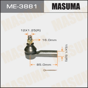 Наконечник рулевой тяги Masuma ME-3881 HILUX SURF KUN15 TGN1