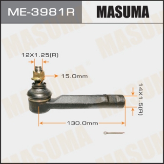 Наконечник рулевой тяги Masuma ME-3981R RH