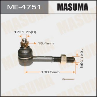 Наконечник рулевой тяги Masuma ME-4751 out D21 WD21