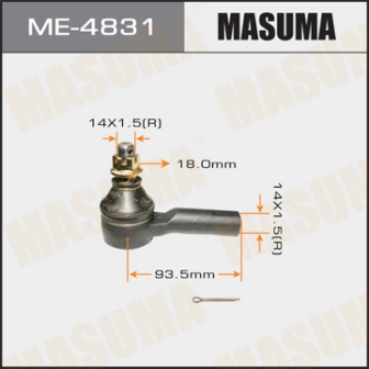 Наконечник рулевой тяги Masuma ME-4831 out D22 R50 T30  X-Trail