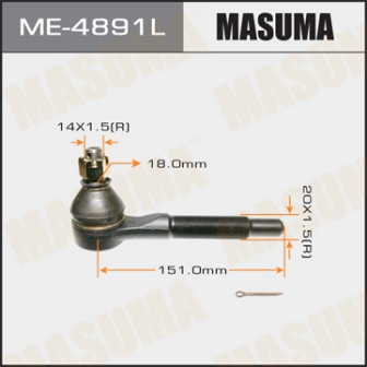 Наконечник рулевой тяги Masuma ME-4891L out Safari Y61 LH