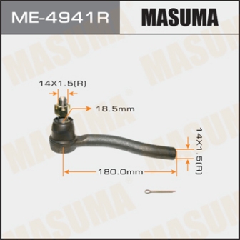 Наконечник рулевой тяги Masuma ME-4941R TEANA J31 RH