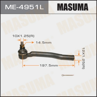 Наконечник рулевой тяги Masuma ME-4951L CUBE Z11 LH