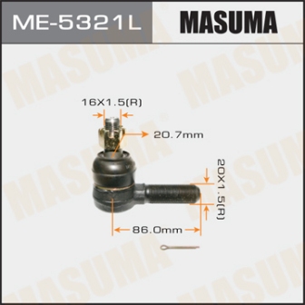Наконечник рулевой тяги Masuma ME-5321L  ELF NHR NKR LH