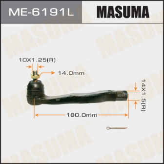 Наконечник рулевой тяги Masuma ME-6191L ME-6171L out LH EK EG EJ7 DB DC