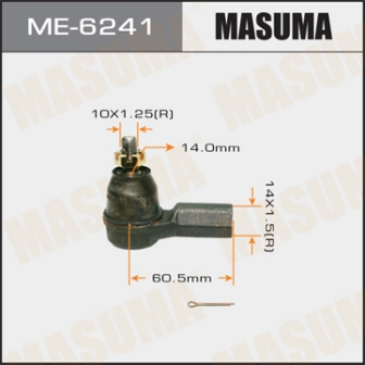 Наконечник рулевой тяги Masuma ME-6241 CIVIC EU1 EU2 EU3 EU4