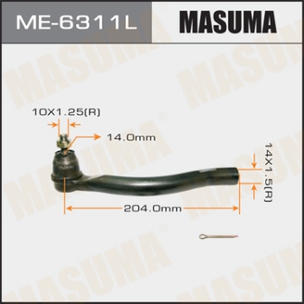 Наконечник рулевой тяги Masuma ME-6311L ACCORD CL7