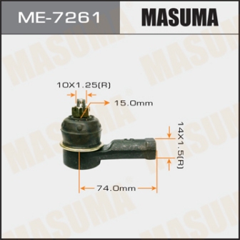 Наконечник рулевой тяги Masuma ME-7261 L03 L06 E3A