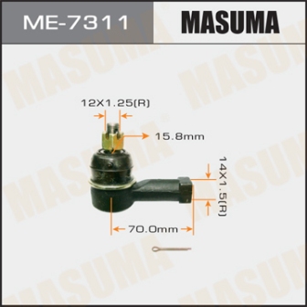 Наконечник рулевой тяги Masuma ME-7311 out P0V W P1V W P2V W