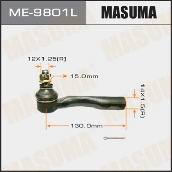 Наконечник рулевой тяги Masuma ME-9801L out LH S15 E10 JCG10 11 17