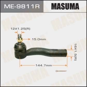 Наконечник рулевой тяги Masuma ME-9811R IPSUM ACM21 ACM26 RH