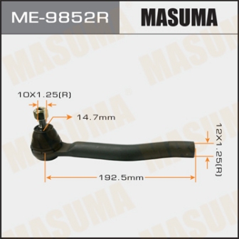 Наконечник рулевой тяги Masuma ME-9852R JUKE 10- RH