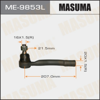 Наконечник рулевой тяги Masuma ME-9853L PATROL 10- LH