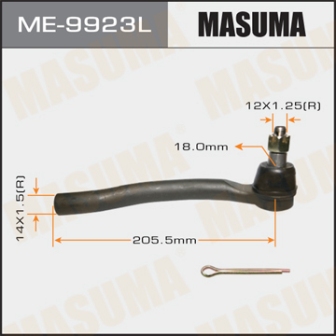 Наконечник рулевой тяги Masuma ME-9923L PILOT YF4 09- LH