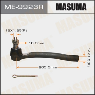 Наконечник рулевой тяги Masuma ME-9923R PILOT YF4 09- RH