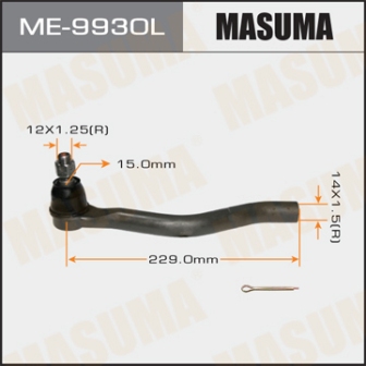Наконечник рулевой тяги Masuma ME-9930L CIVIC Rus 12- LH
