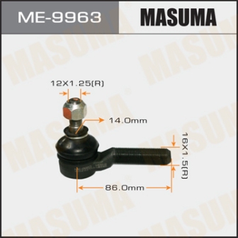 Наконечник рулевой тяги Masuma ME-9963 JIMNY 1998-