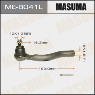 Наконечник рулевой тяги Masuma ME-B041L PAJERO V83W
